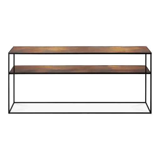 Aged Sofa Console, Bronze