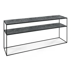 Aged Sofa Console, Charcoal