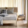 Air Solid Oak Bed, King