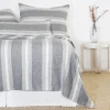 Alpine Blanket, King, Grey and Ivory^Be Home New