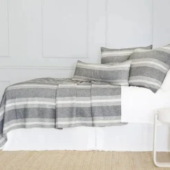 Alpine Blanket, King, Grey and Ivory^Be Home New
