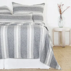 Alpine Oversized Throw, Grey and Ivory^Be Home Store