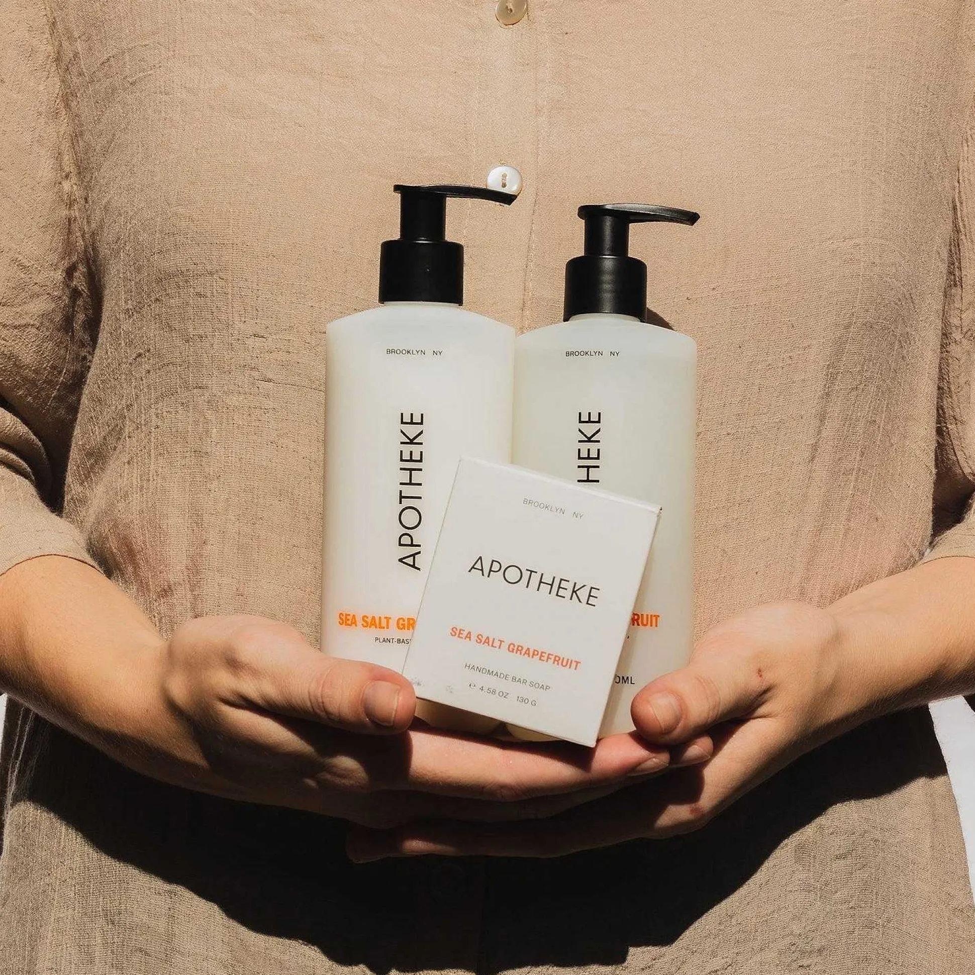 Apotheke Bar Soap, Sea Salt Grapefruit