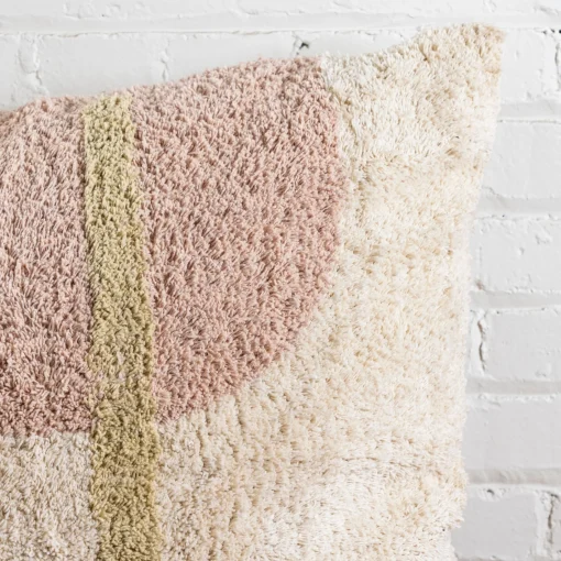 Ariel Big Pillow, Blush and Terra Cotta^Be Home Outlet