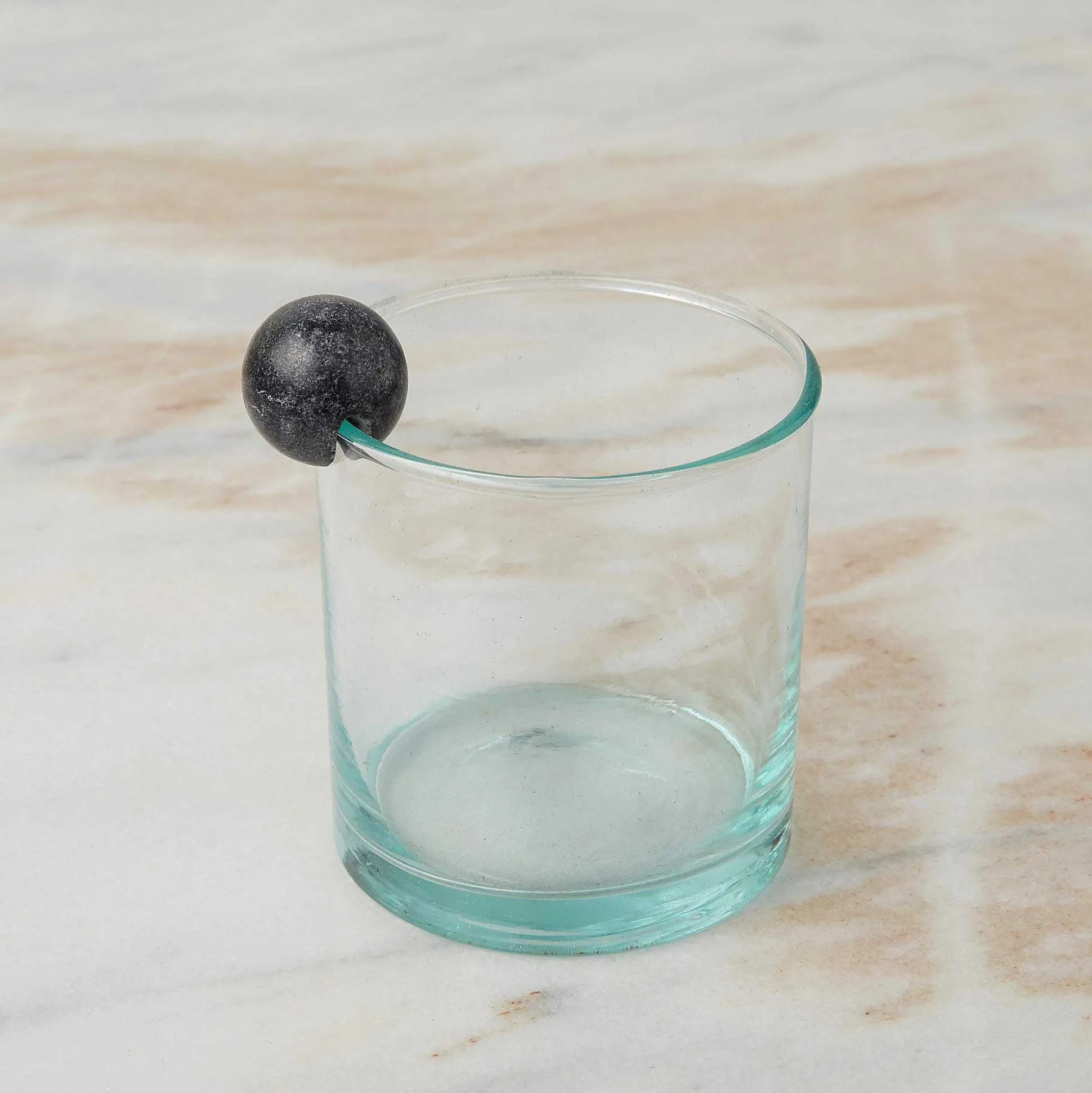 Assorted Marble Orb Drink Charm, Set of 6