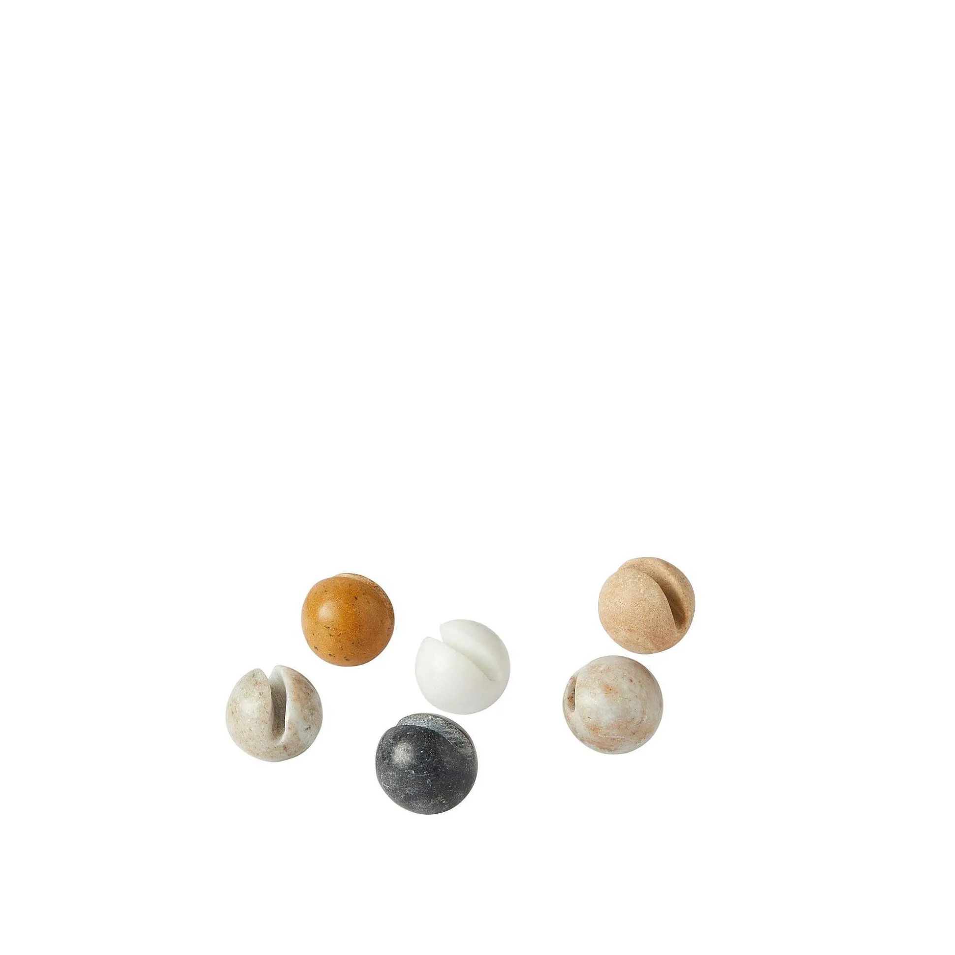 Assorted Marble Orb Drink Charm, Set of 6