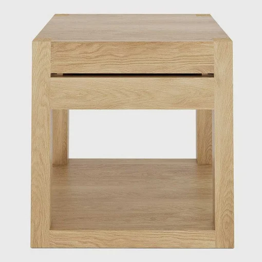 Azur Solid Oak Bedside Table