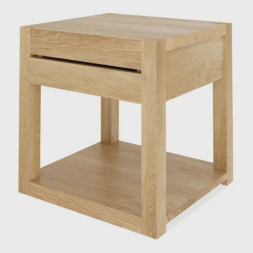 Azur Solid Oak Bedside Table