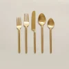 Azura Flatware Set, Gold^Be Home Best Sale