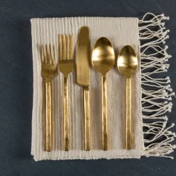 Azura Flatware Set, Gold^Be Home Best Sale