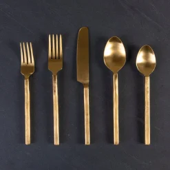 Azura Flatware Set, Gold^Be Home Best Sale