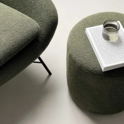 Barrow Pouf, Pine Green, 15.5
