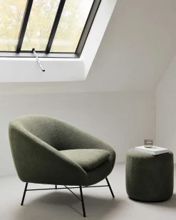 Barrow Pouf, Pine Green, 15.5