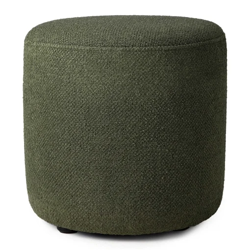 Barrow Pouf, Pine Green, 15.5"
