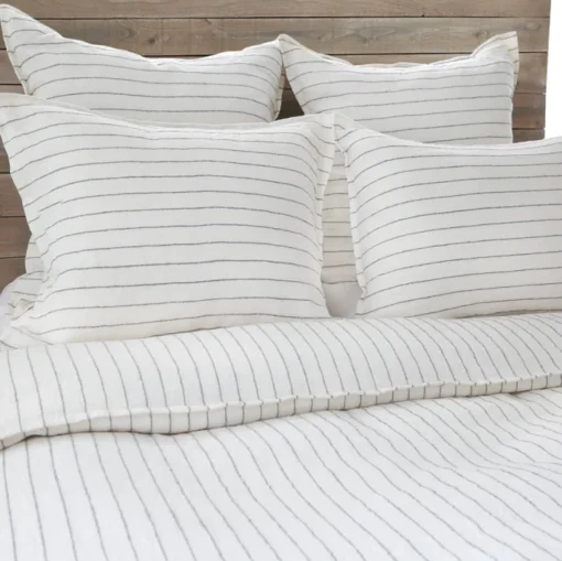Blake Queen Duvet, Cream & Grey^Be Home Online