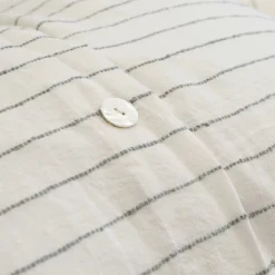 Blake Standard Sham, Cream & Grey^Be Home Sale