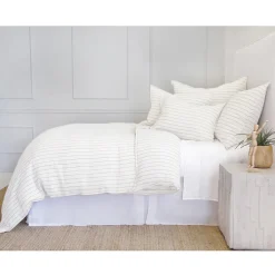 Blake Standard Sham, Cream & Grey^Be Home Sale