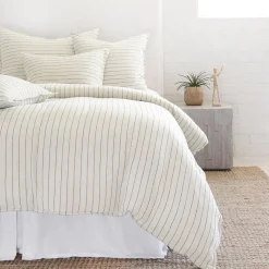 Blake Standard Sham, Cream & Grey^Be Home Sale