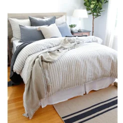 Blake Standard Sham, Flax & Midnight^Be Home Flash Sale