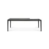 Bok Solid Black Oak Extendable Dining Table, 55.5"/ 87"