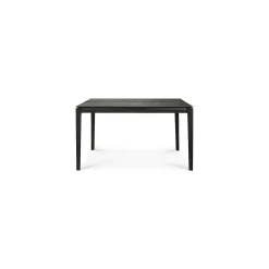 Bok Solid Black Oak Extendable Dining Table, 55.5