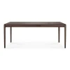 Bok Solid Brown Oak Dining Table, 79"