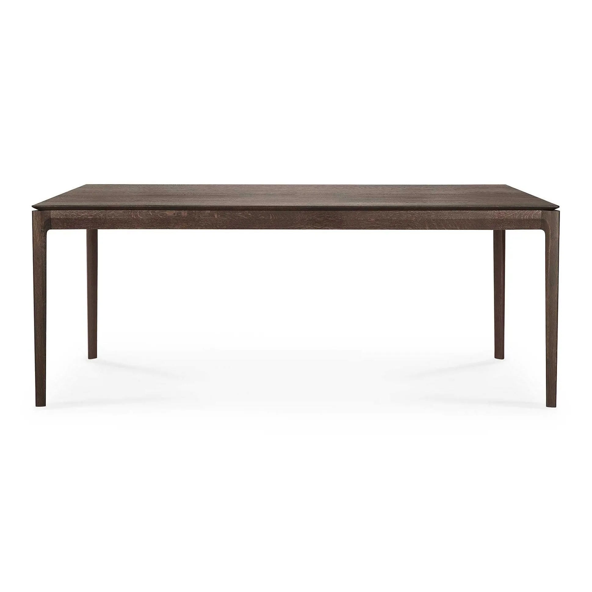 Bok Solid Brown Oak Dining Table, 79"