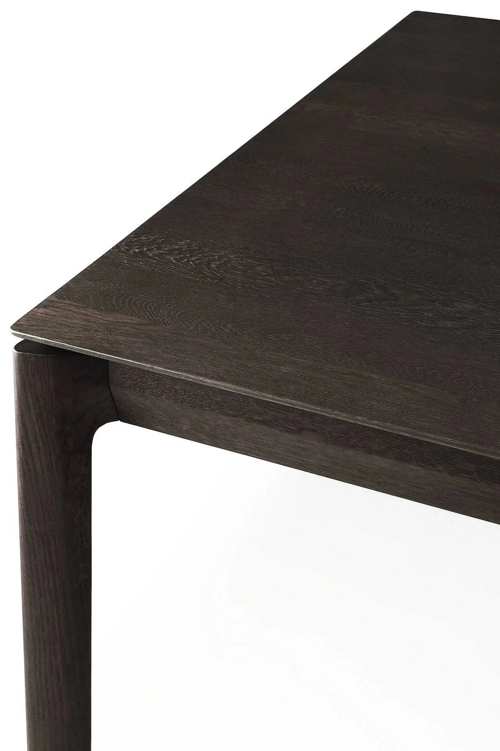 Bok Solid Brown Oak Dining Table, 79"