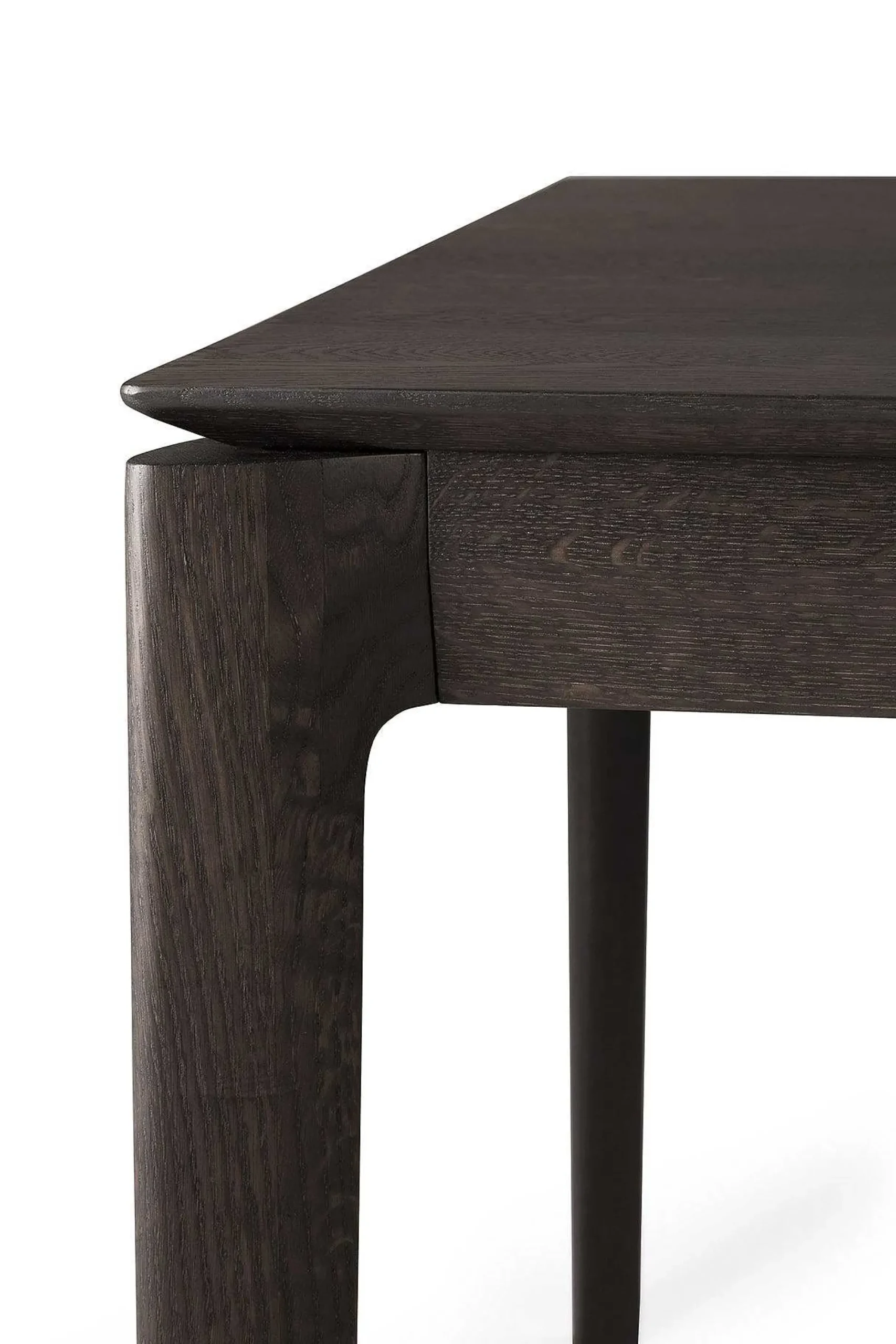 Bok Solid Brown Oak Dining Table, 79"