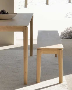 Bok Solid Oak Bench, 66