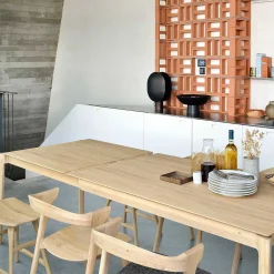 Bok Solid Oak Extendable Dining Table, 63