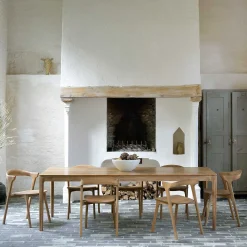 Bok Solid Teak Dining Table, 87