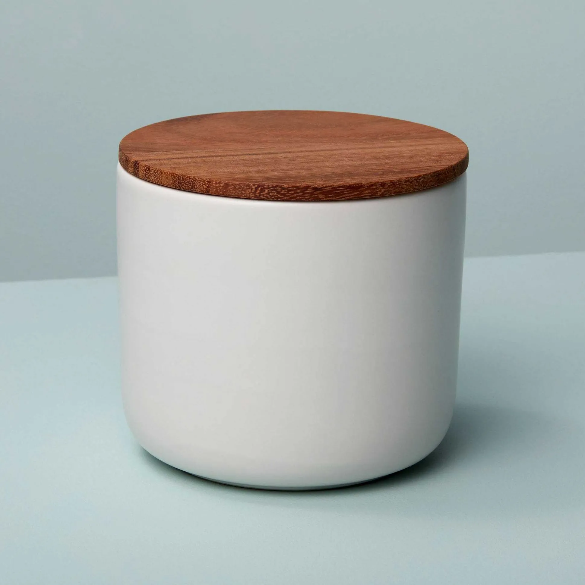 Brampton Stoneware Canister Set of 3, White