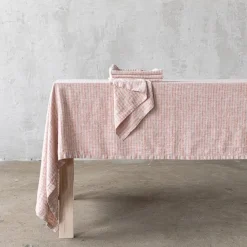 Brittany Napkin, Brick and Natural, Set of 4^Be Home New