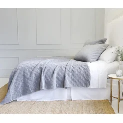 Brussels King Coverlet, Ocean^Be Home Cheap