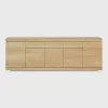 Burger Oak Sideboard, 5 Doors, 3 Drawers