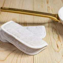 Carmela Pot Holders, Set of 2, Caramel