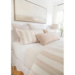 Carter Body Pillow, Ivory & Amber^Be Home Shop