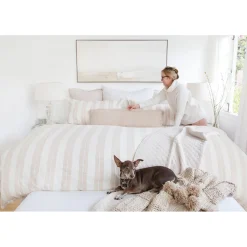 Carter Body Pillow, Ivory & Amber^Be Home Best Sale