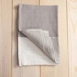 Chesapeake Hand Towel, Stone with Natural