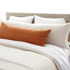 Connor Body Pillow, Ivory & Amber^Be Home Best