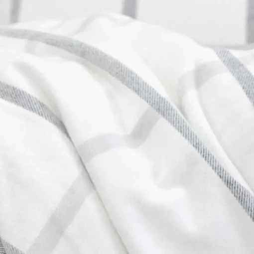 Copenhagen Rectangular Pillow, White & Grey^Be Home Cheap