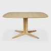 Corto Solid Oak Dining Table, Square
