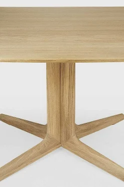 Corto Solid Oak Dining Table, Square