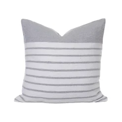 Cotton & Linen Square Pillow, Sailor Stripe^Be Home Hot