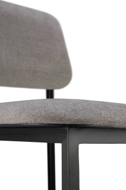 DC Fabric Bar Stool, Light Grey