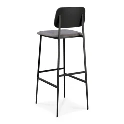 DC Fabric Bar Stool, Light Grey