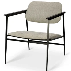 DC Fabric Lounge Chair, Light Grey