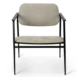DC Fabric Lounge Chair, Light Grey