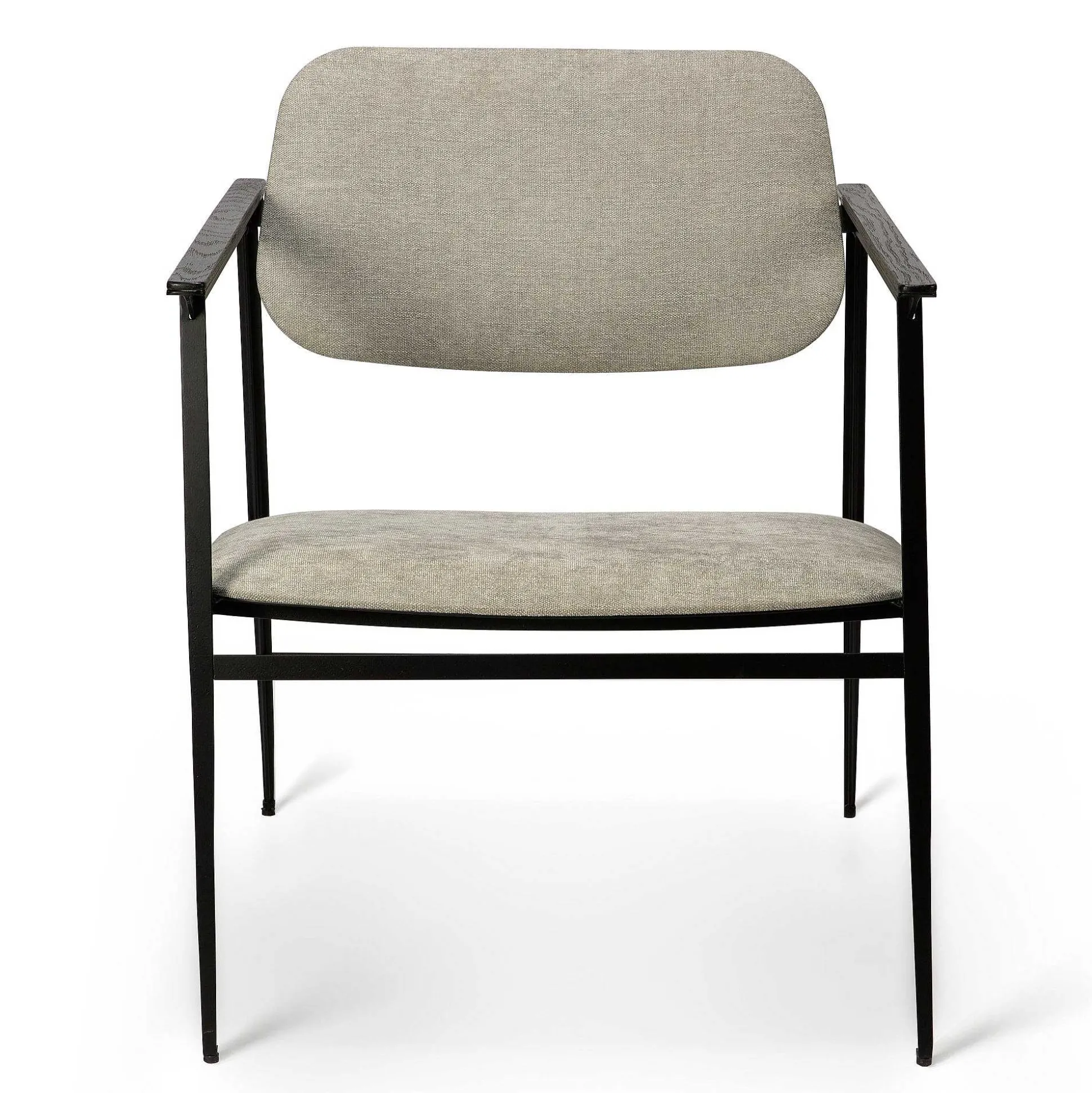 DC Fabric Lounge Chair, Light Grey